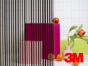 Film décoratif Fasara 3M lignes modernes noires - Luminis Films